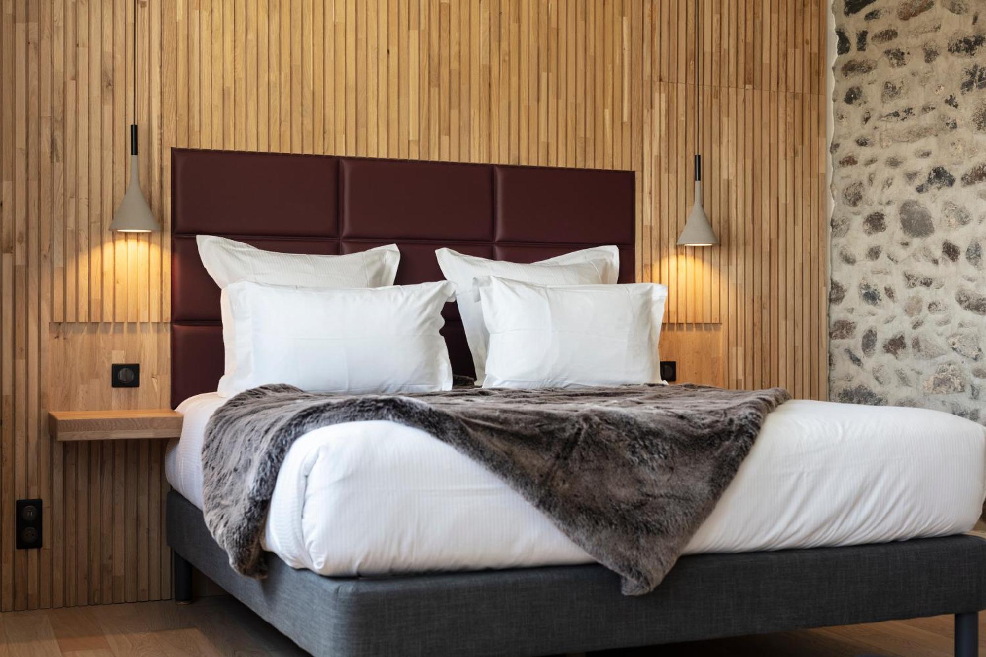 Hotel & Restaurant Origines Par Adrien Descouls - Teritoria Le Broc  Pokoj fotografie